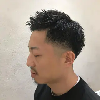 ショート パーマ メンズ 大阪ヴィーガンサロン KANAKOのヘアスタイル