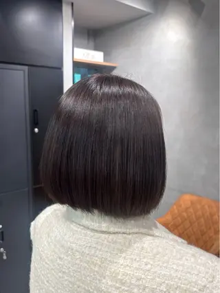 ショート カラー 艶カラー✨️髪質改善 🪽縮毛矯正mamiのヘアスタイル