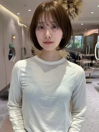 ショート カラー M E I  🪷 似合わせヘルシーヘアのヘアスタイル