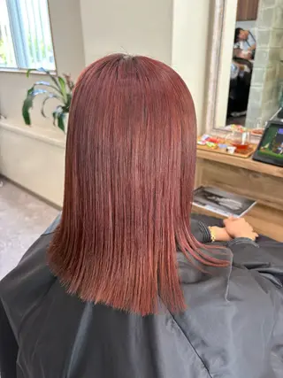 ミディアム 安谷屋 こはるのヘアスタイル