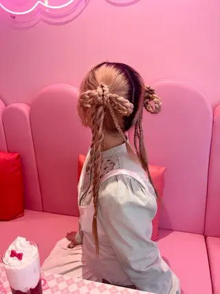 ロング ヘアアレンジ 梅田茶屋町ヘアセット 🎀RIONA🎀のヘアスタイル