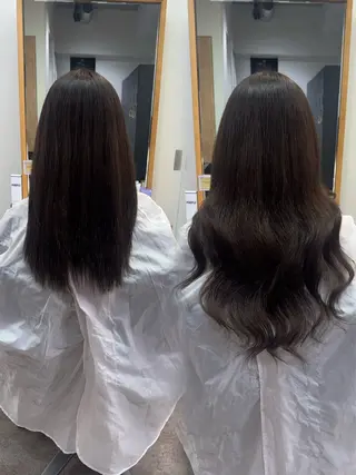 ロング カラー ヘアアレンジ 髪質改善縮毛矯正/ エクステ/ひふみ🌛のヘアスタイル
