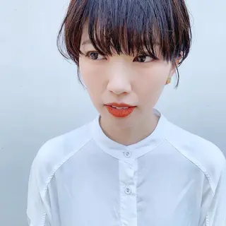 ショート カラー 中川 竜誠のヘアスタイル