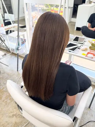 ロング 工藤 璃乃 /ぱつっとボブのヘアスタイル