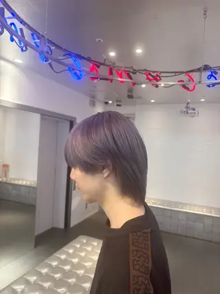 ショート カラー ヘアアレンジ 💟ケア×ハイトーン 💟／ミオのヘアスタイル