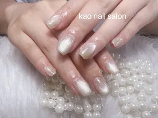 ネイル kao nail マグネット/長さだしのネイルデザイン