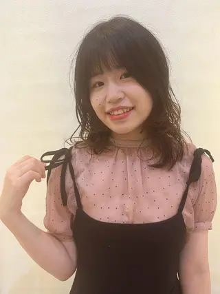 ミディアム カラー トータルビューティー K:R鶴川のヘアスタイル