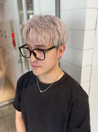 ショート カラー メンズ mellowman 【メロウマン】のヘアスタイル