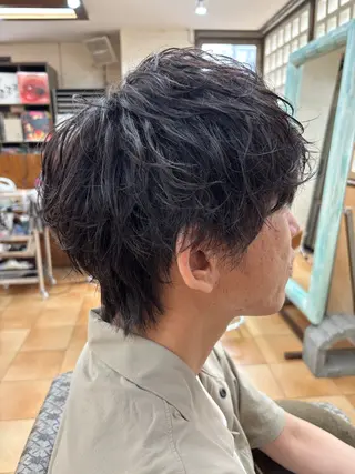 ショート メンズ 縮毛/髪質改善/ 円山/HAYATOのヘアスタイル