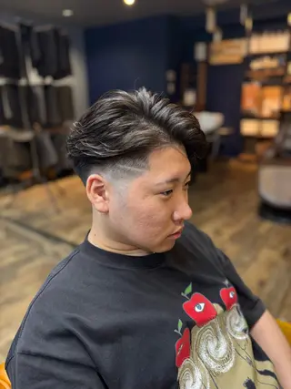 パーマ メンズ 後藤 慶斗のヘアスタイル