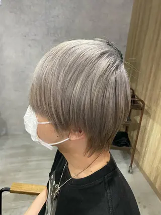ショート カラー メンズ 髪質改善/レイヤー カット手塚奨のヘアスタイル