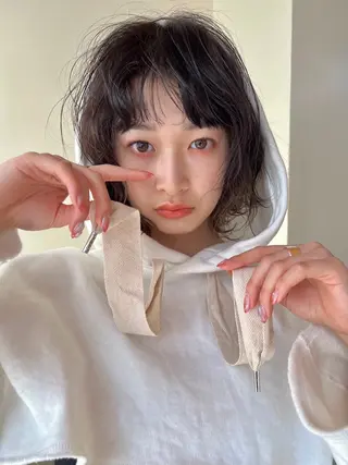 ショート カラー レイヤーカット🎀 NANAHAのヘアスタイル