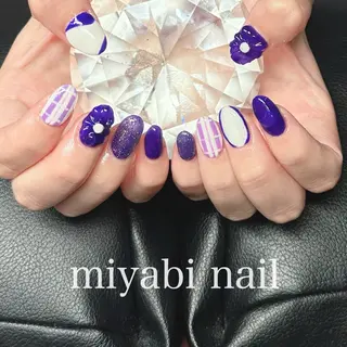 ネイル miyabi nail 桂川駅近くのネイルデザイン