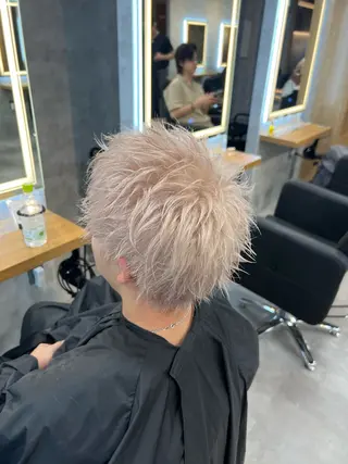 ショート カラー メンズ 札幌メンズ指名 No. 1/光👑のヘアスタイル