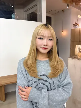 ロング vince gio 彩織のヘアスタイル