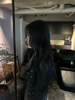 ロング 松田 じゅりなのヘアスタイル