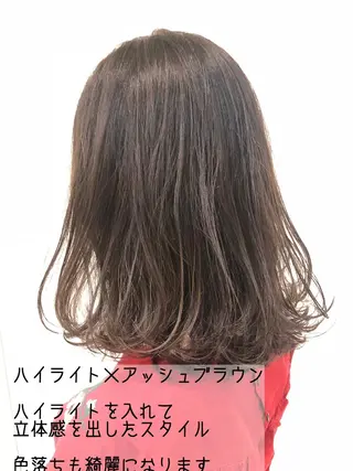 セミロング カラー ヘアアレンジ メンズパーマ特化/ メッシュ/薫/店長のヘアスタイル