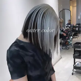 ショート カラー 💜ハイトーン💛 マジカルかいちゃんのヘアスタイル