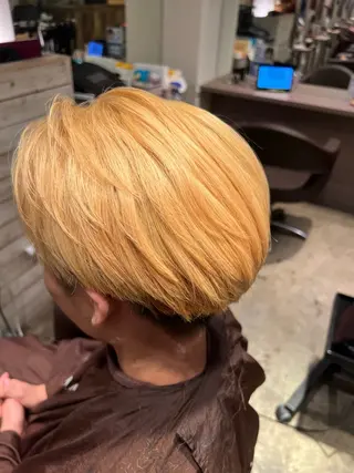 カラー メンズ 透明感デザインカラー /髙橋/白髪ぼかし可のヘアスタイル