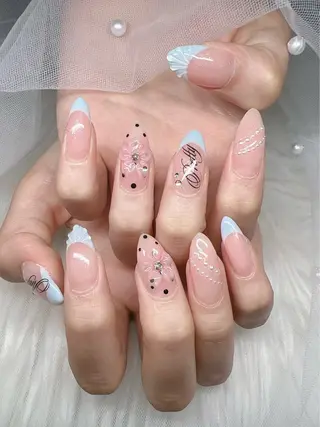ネイル Lee Nails チップ長さだし専門店のネイルデザイン
