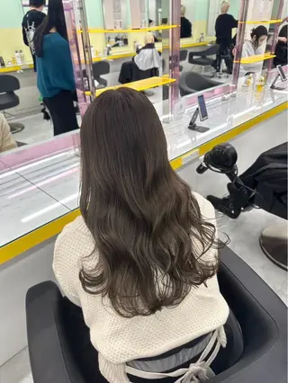 カラー ふわっと抜け感🫧 ブラウンベージュ🤎のヘアスタイル