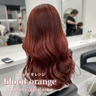 ロング 🎀暖色カラー🎀 韓国ヘア まなかのヘアスタイル