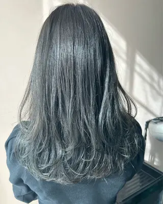 ロング カラー hubhair レイヤー/透明感のヘアスタイル