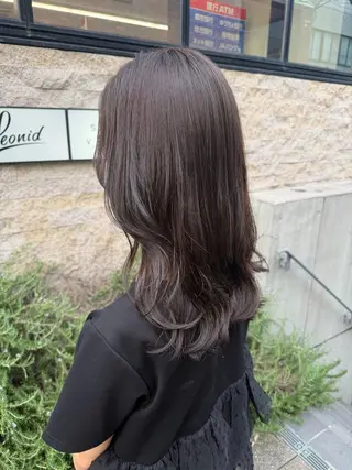 セミロング カラー ✨透明感カラー✨ 🦖佐々木未来🦕のヘアスタイル