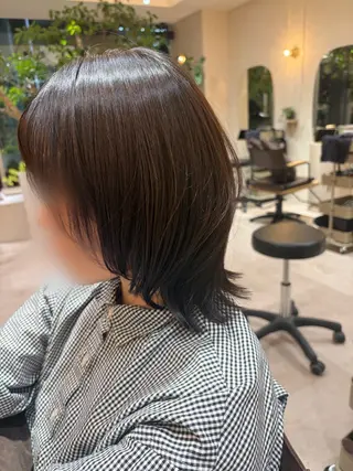 ミディアム Ha naのヘアスタイル