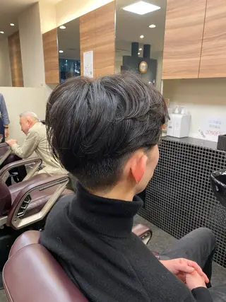 メンズ メンズパーマモデル 大募集中のヘアスタイル