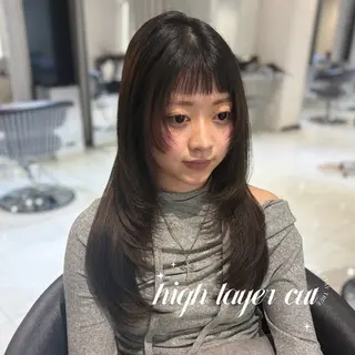 ロング レイヤー/ハイトーン 🤍reina🤍のヘアスタイル