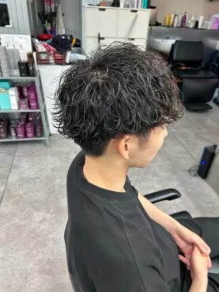 パーマ メンズ パーマ支持率No.1 店長❤️🔥安成弾のヘアスタイル