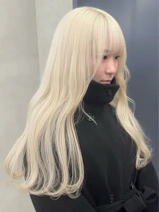 ロング カラー ブリーチ ハイトーン 特化🌈フジタハルキのヘアスタイル