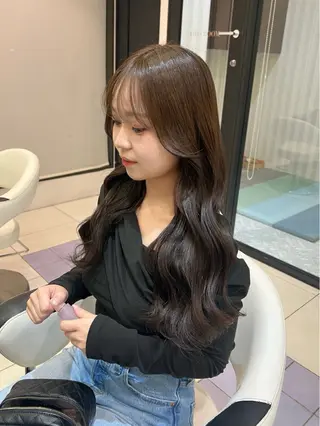 ロング カラー 清水 星奈のヘアスタイル