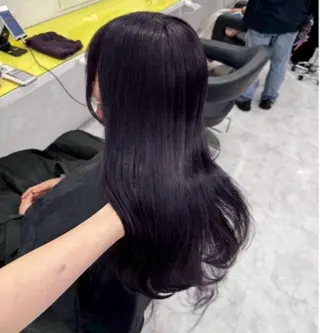 ロング miku/ラベンダー 透明感カラー🪻❤︎のヘアスタイル