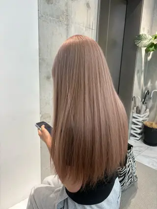 カラー 🎀ハイトーン/ 透明感カラー/翼🎀のヘアスタイル