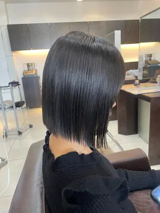 セミロング 🤎韓国ヘア ベージュ まゆか🤎のヘアスタイル