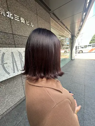 ミディアム カラー 𝐑𝐈𝐎ྀིのヘアスタイル
