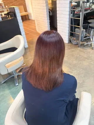 ミディアム カラー 村田 琉稀のヘアスタイル