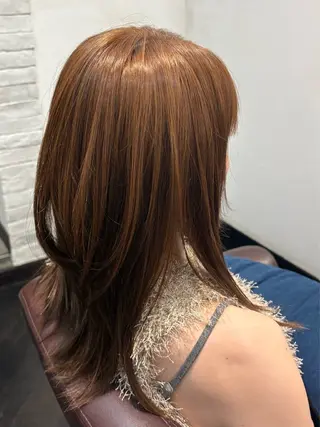 ミディアム ラカットゾーン 田中李奈のヘアスタイル
