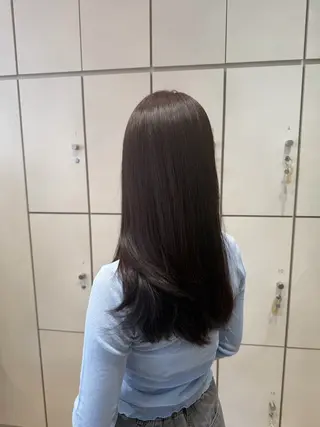 ロング 吉川沙知 /ナチュラルカラーのヘアスタイル
