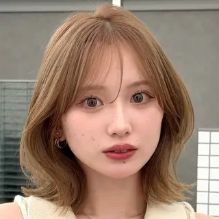 ミディアム 銀座美容師 末松知紘のヘアスタイル