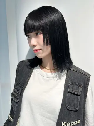 ミディアム カラー WARES TOWA ☾のヘアスタイル