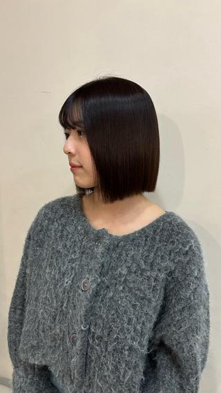 ミディアム 韓国ヘア｜透明感｜ mihoのヘアスタイル