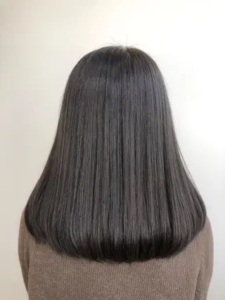 ミディアム カラー 【透明感、艶髪】西村 有司のヘアスタイル