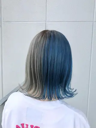 ショート カラー ヘアアレンジ インナーカラー屋さん 🫧伊藤拓実のヘアスタイル