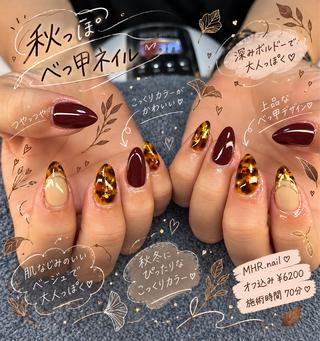ネイル MHR nailのネイルデザイン