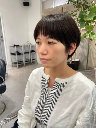 ショート カラー 表参道【髪質改善】 宮嶋勇太のヘアスタイル
