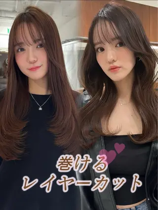 ロング レイヤーカット🤍 seriraのヘアスタイル