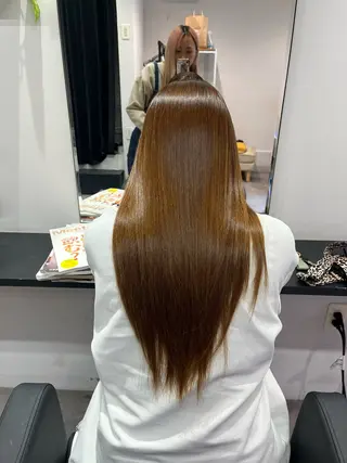 ロング パーマ 庄内＊三国baron ANJUのヘアスタイル